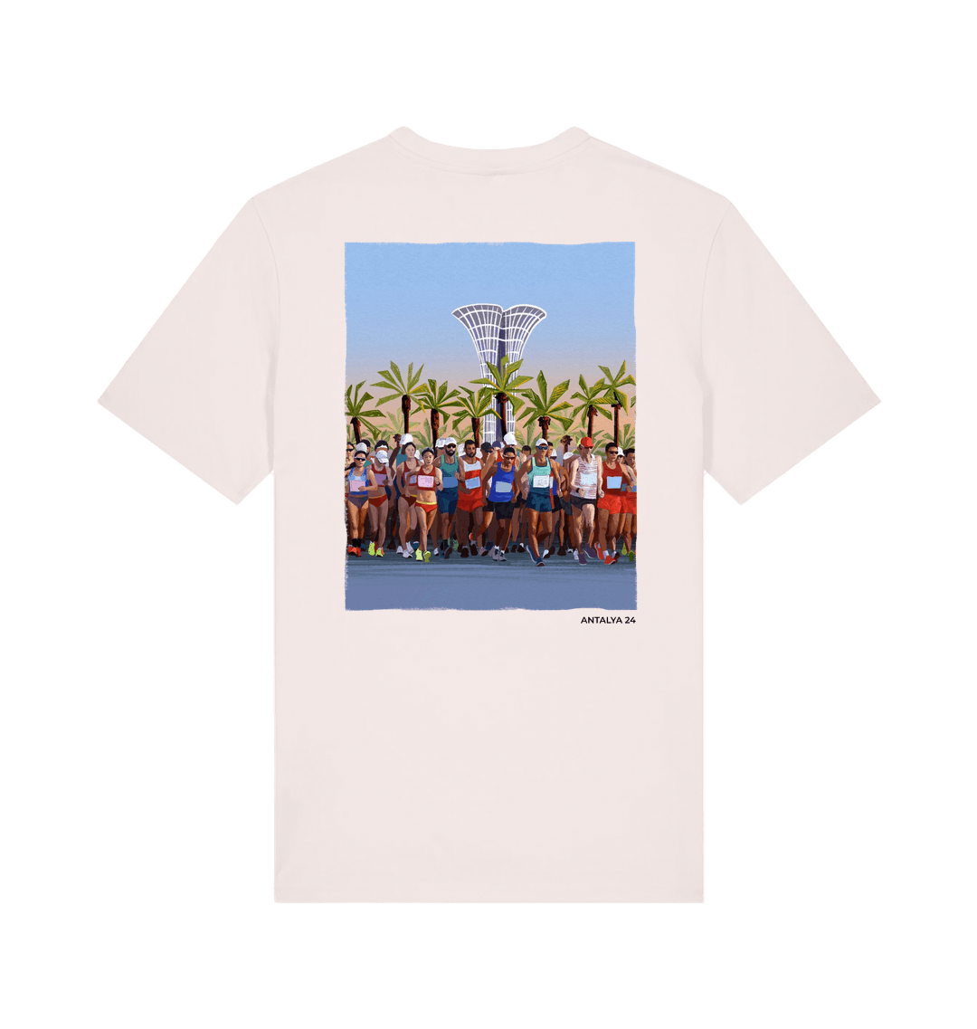 Vintage White Printed T-shirt Back