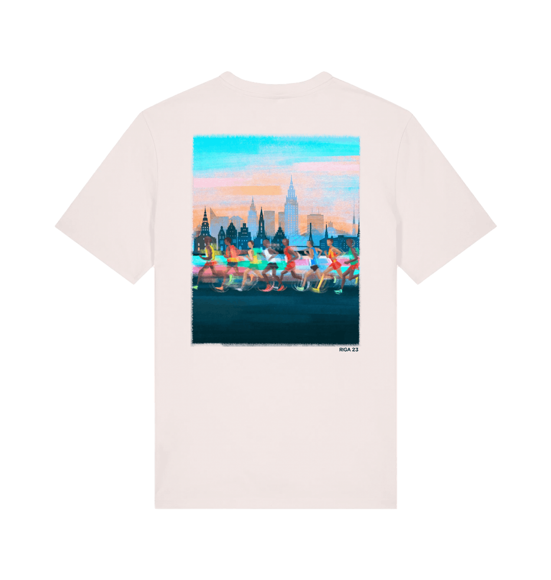 Vintage White Printed T-shirt Back