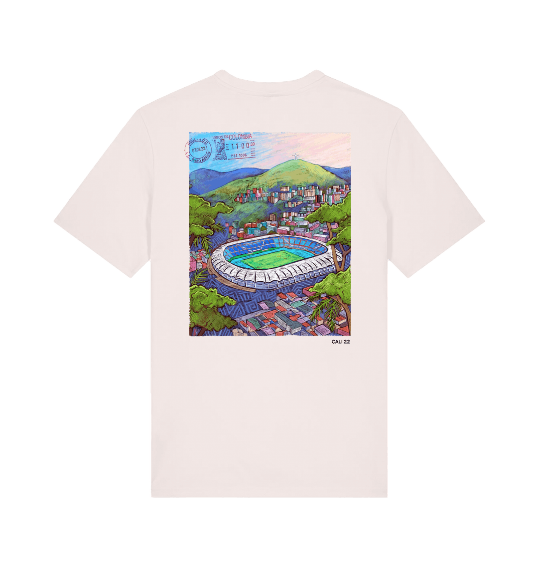 Vintage White Printed T-shirt Back