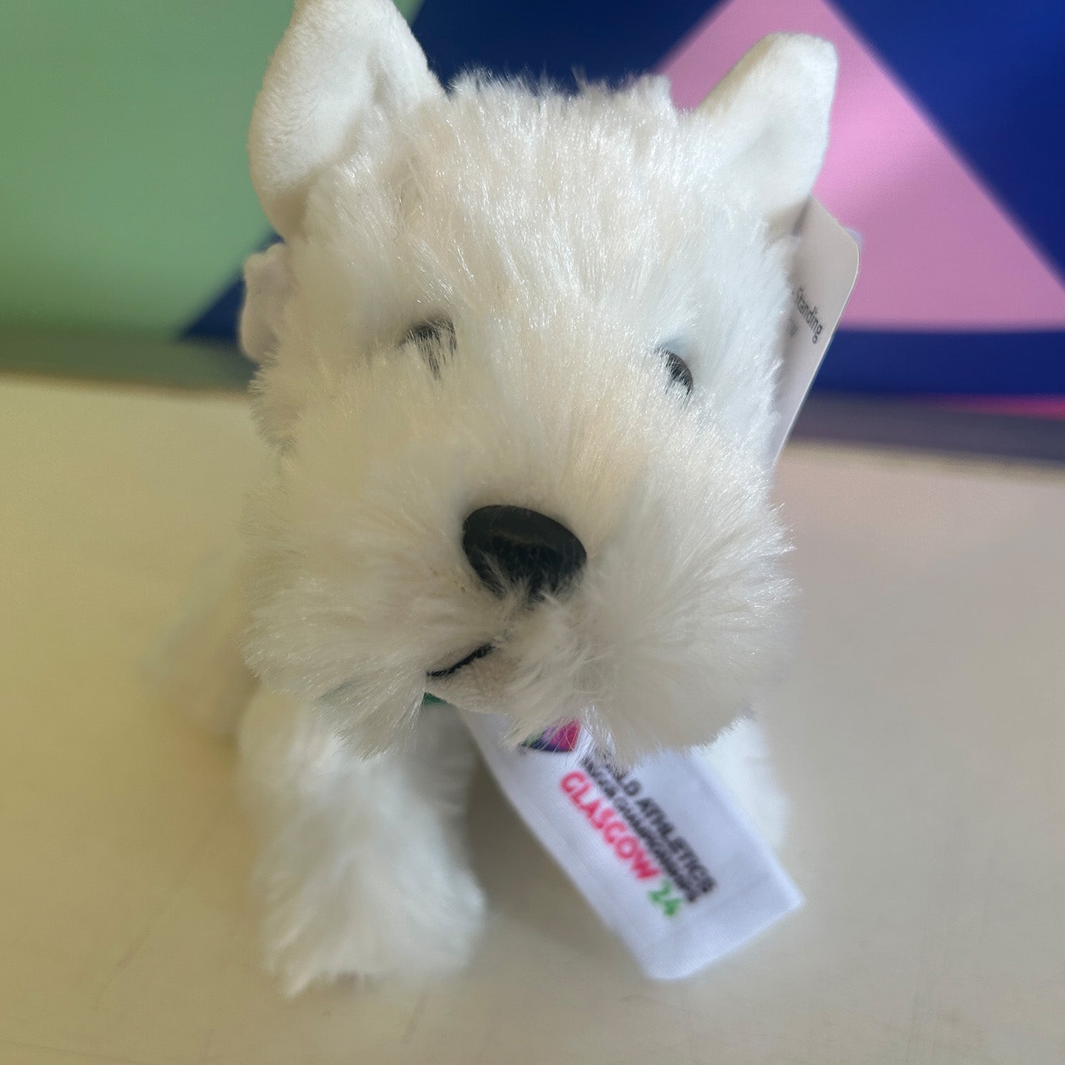 Mascotte du monde d'athlétisme en salle Scottee