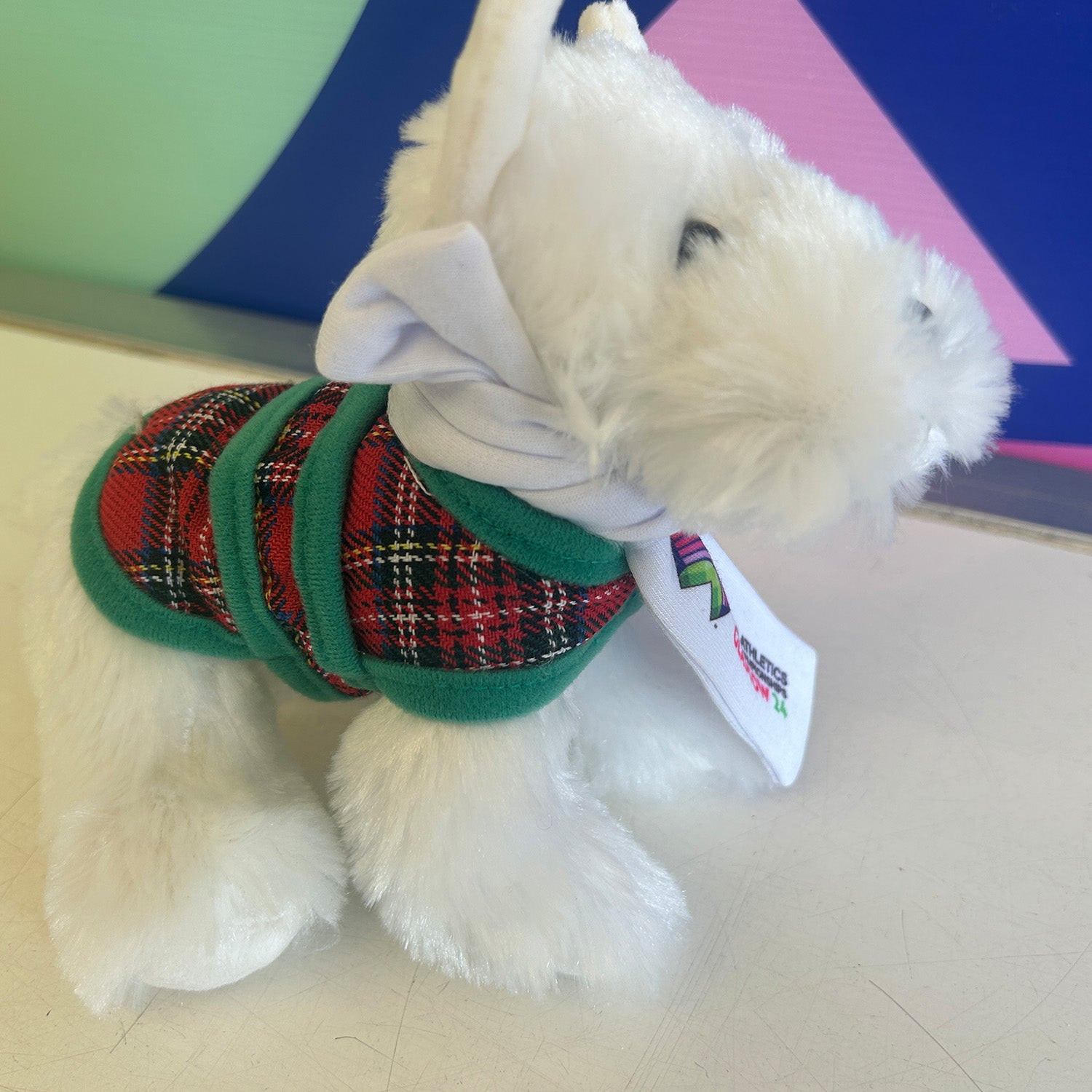 Mascotte du monde d'athlétisme en salle Scottee