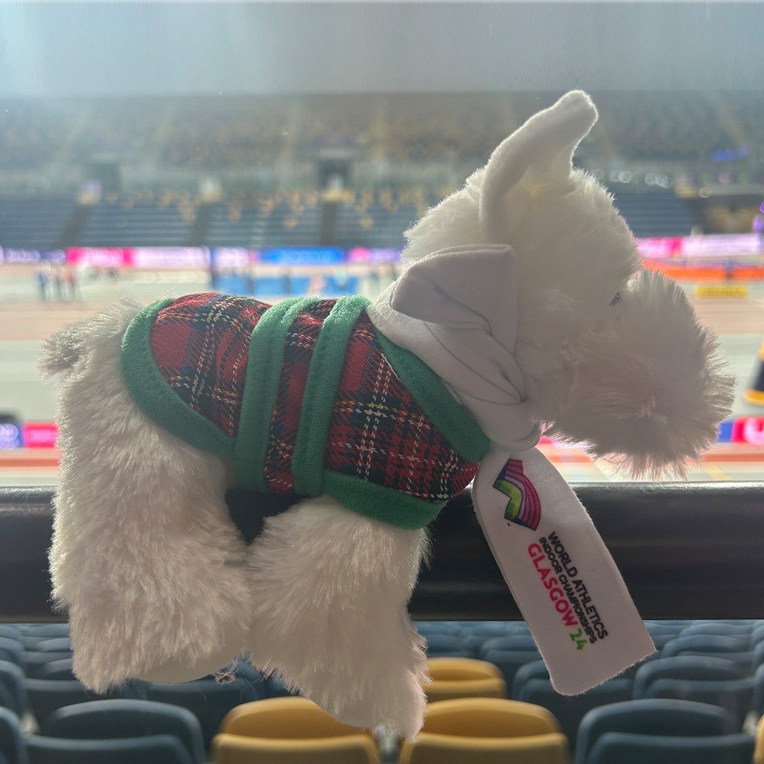 Mascotte du monde d'athlétisme en salle Scottee