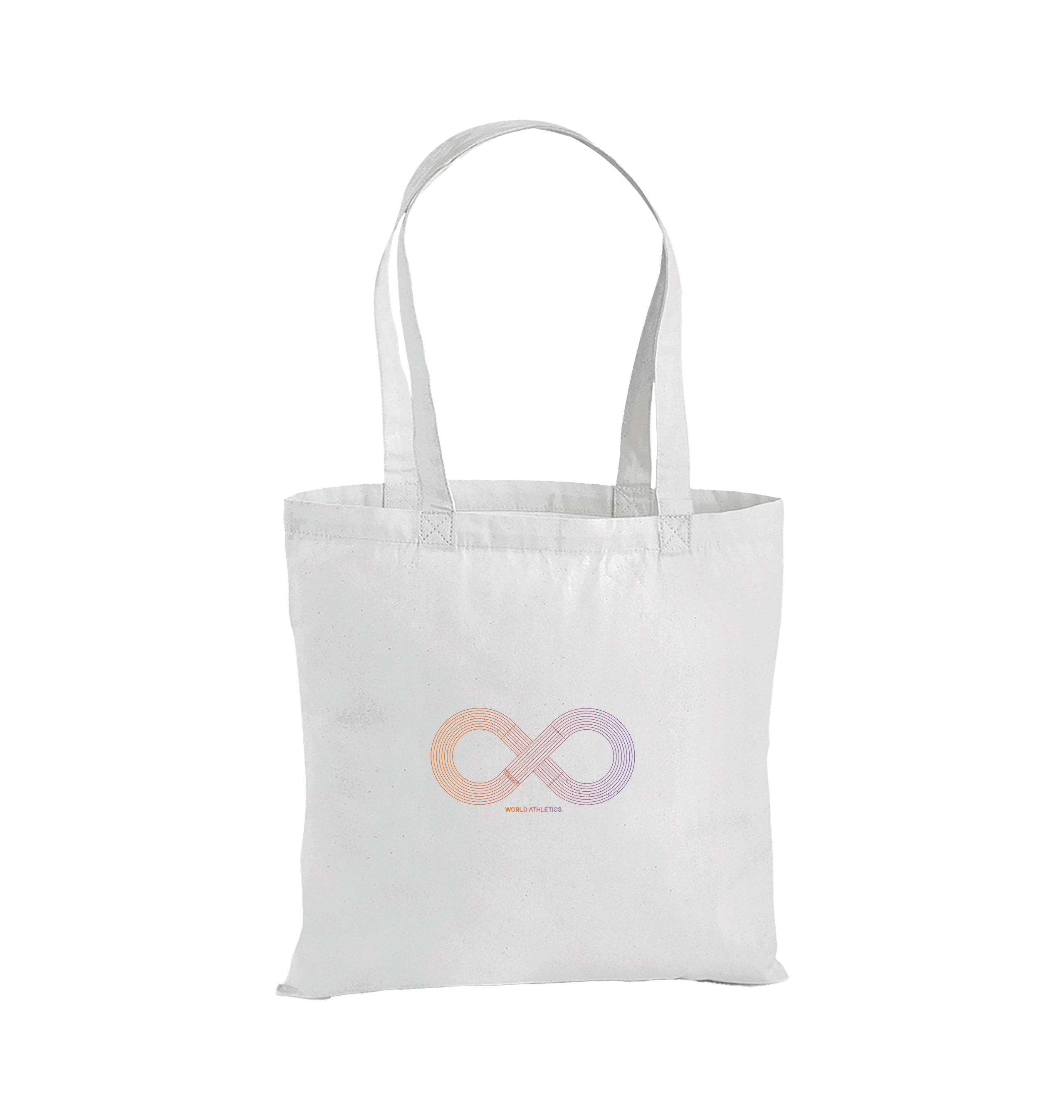 White Printed Bag Front