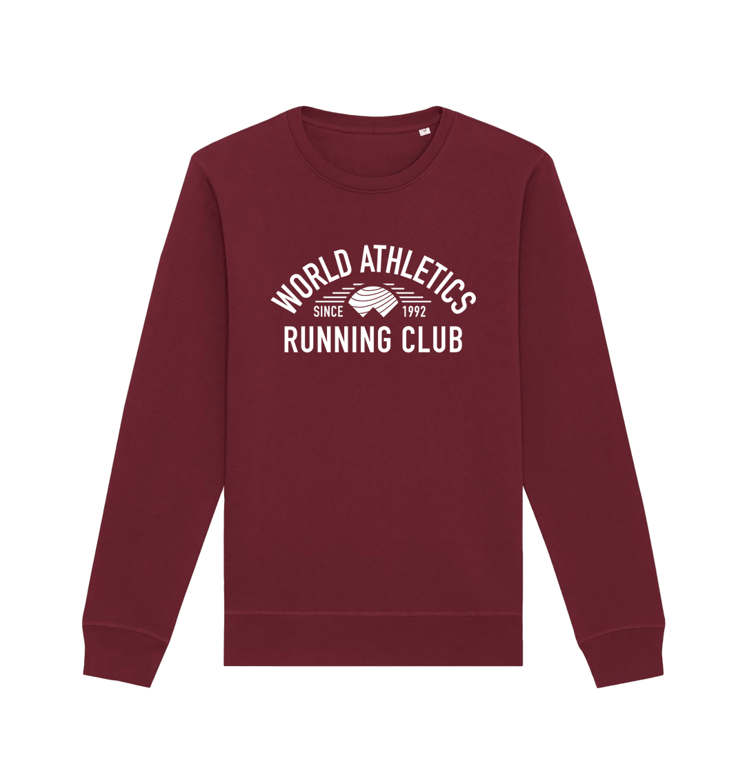 Burgundy Printed Sweater