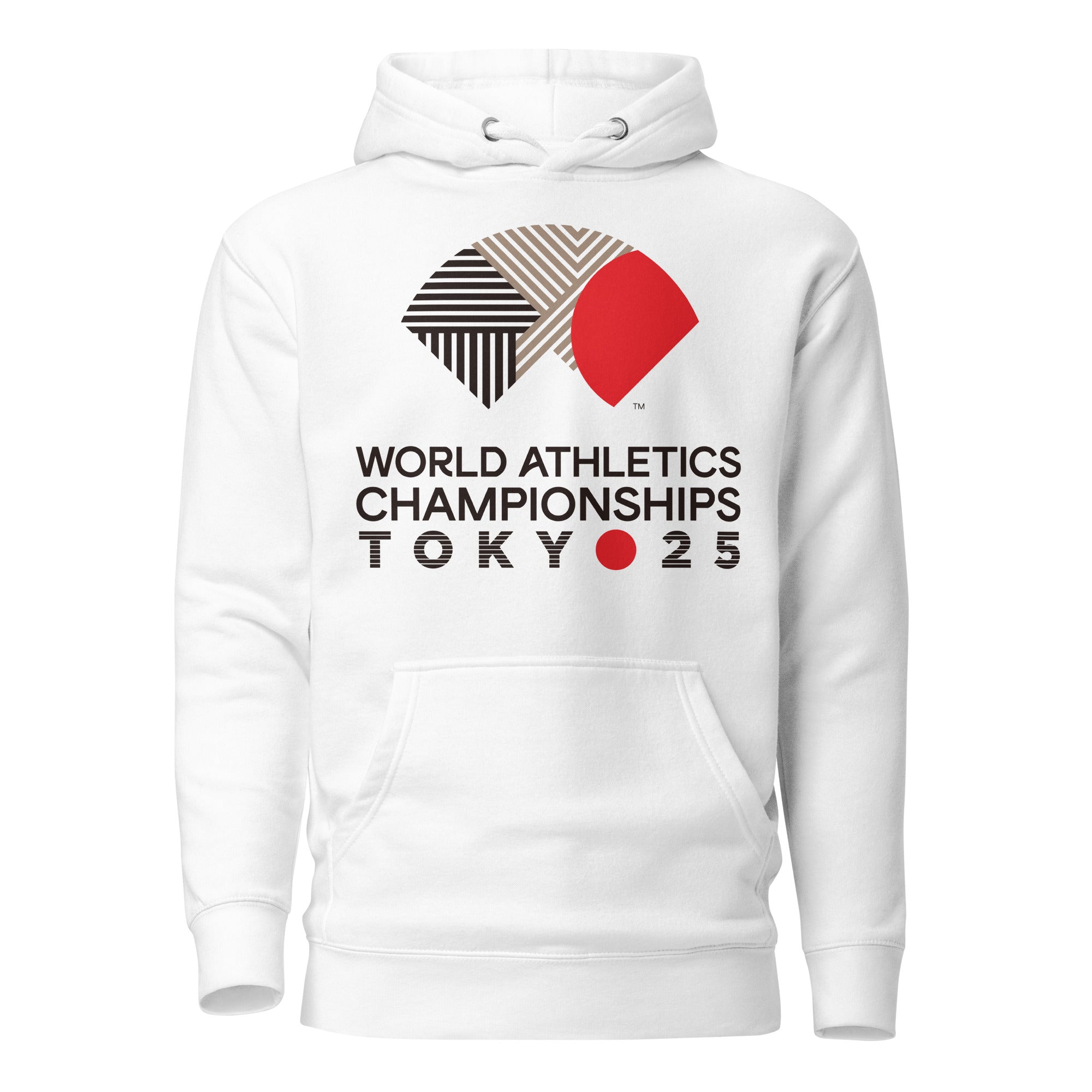 Tokyo First Look White Logo Unisex Hoodie