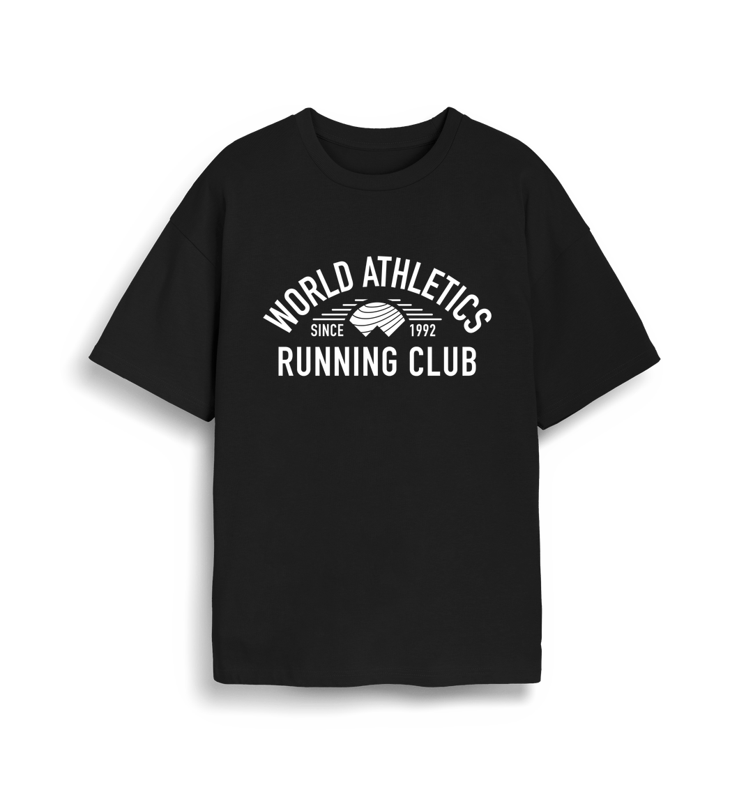 Black RUNNING CLUB Black T