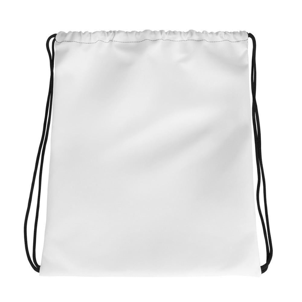 WALK. THROW. RUN. JUMP. Drawstring bag