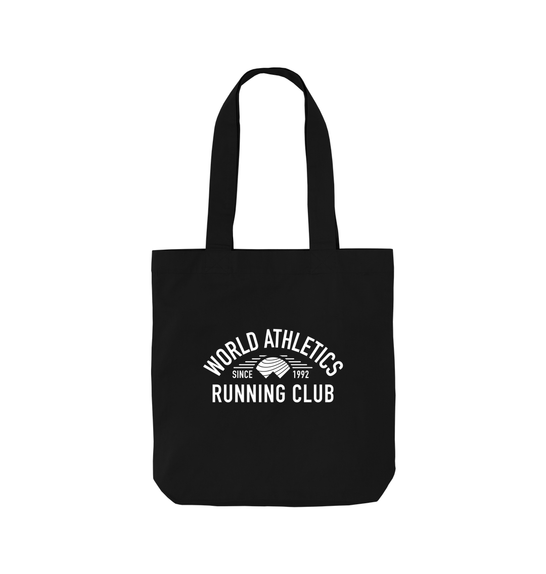 Black Running Club Black Tote Bag