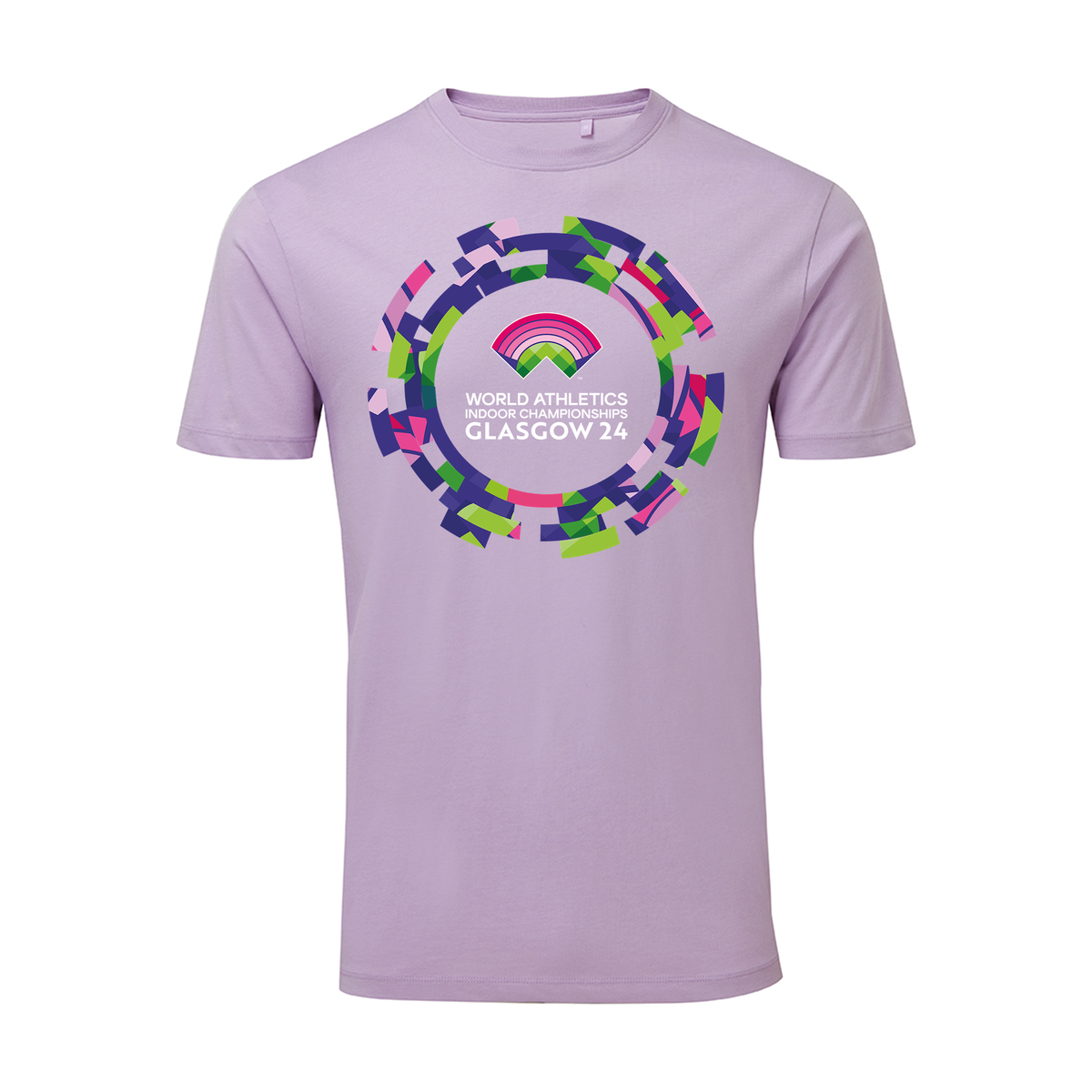 World Athletics Glasgow Logo T-Shirt Unisex Purple