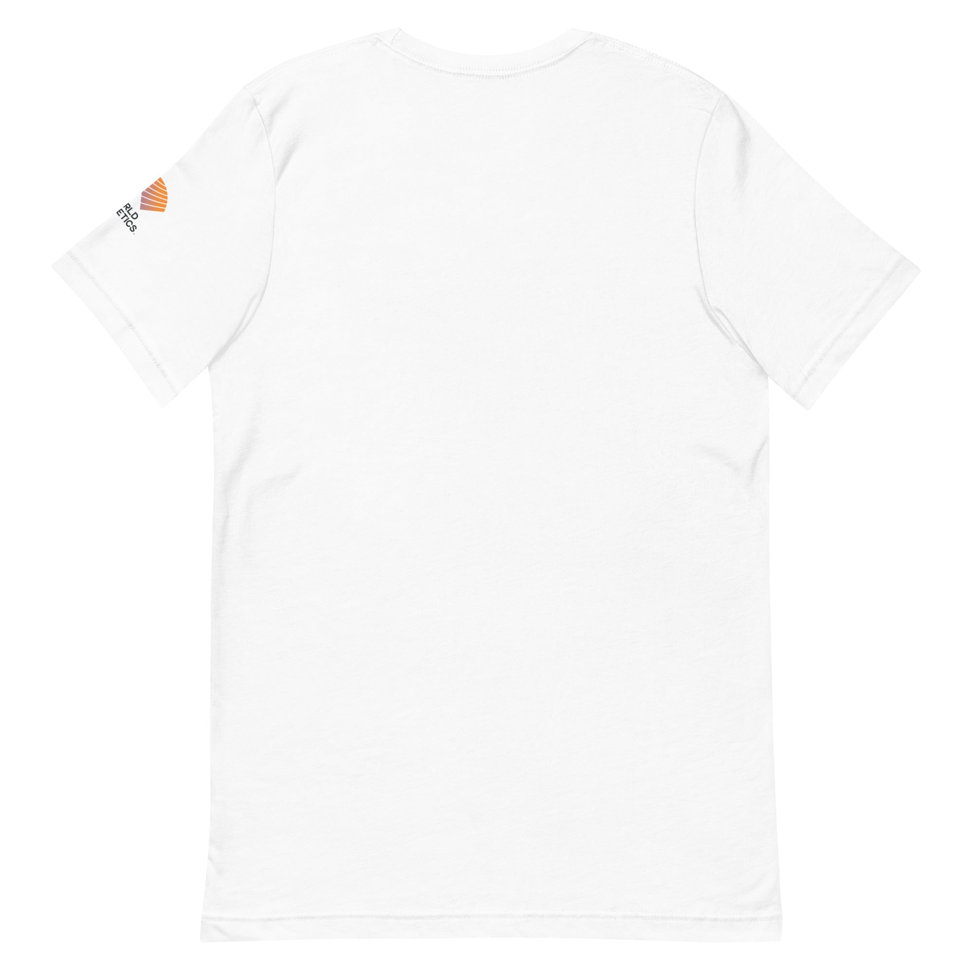 Waves Pattern White Unisex T-Shirt